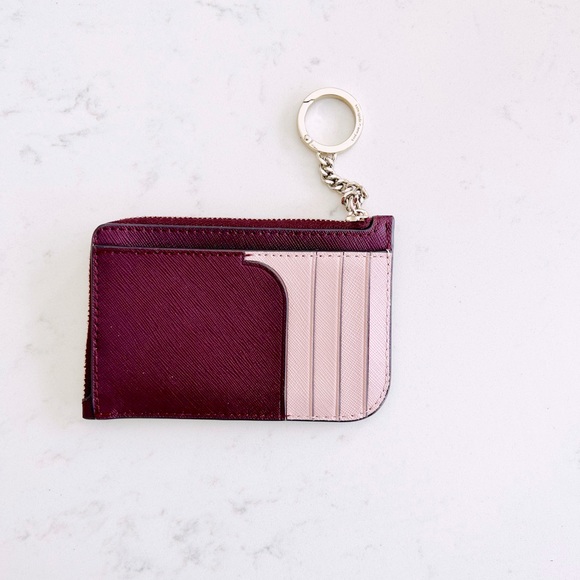 NWOT Kate Spade Darci Colourblock Medium L Zip Card Holder - Picture 2 of 2